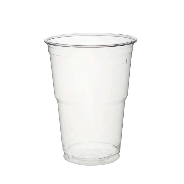 Ausschankbecher / Bierbecher, RPET, transparent, 400ml...