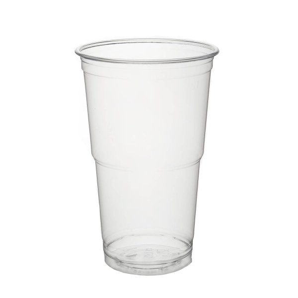 Ausschankbecher / Bierbecher, RPET, transparent, 500ml...