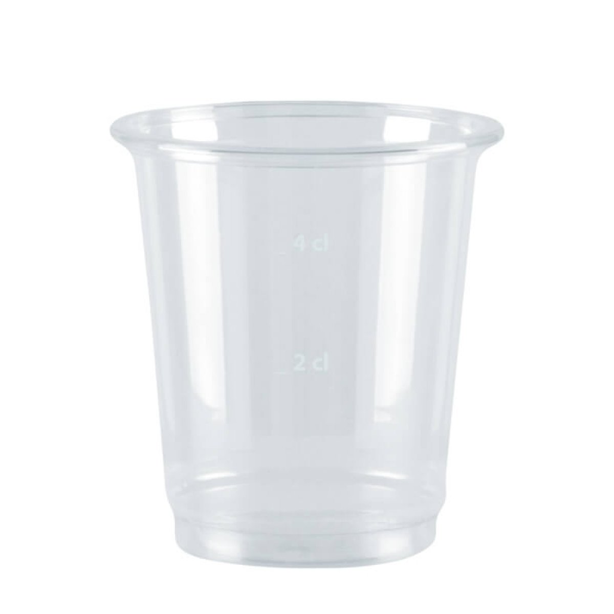 Schnapsglas, PET, klar, 2cl/4cl -  GmbH, 31,49 €